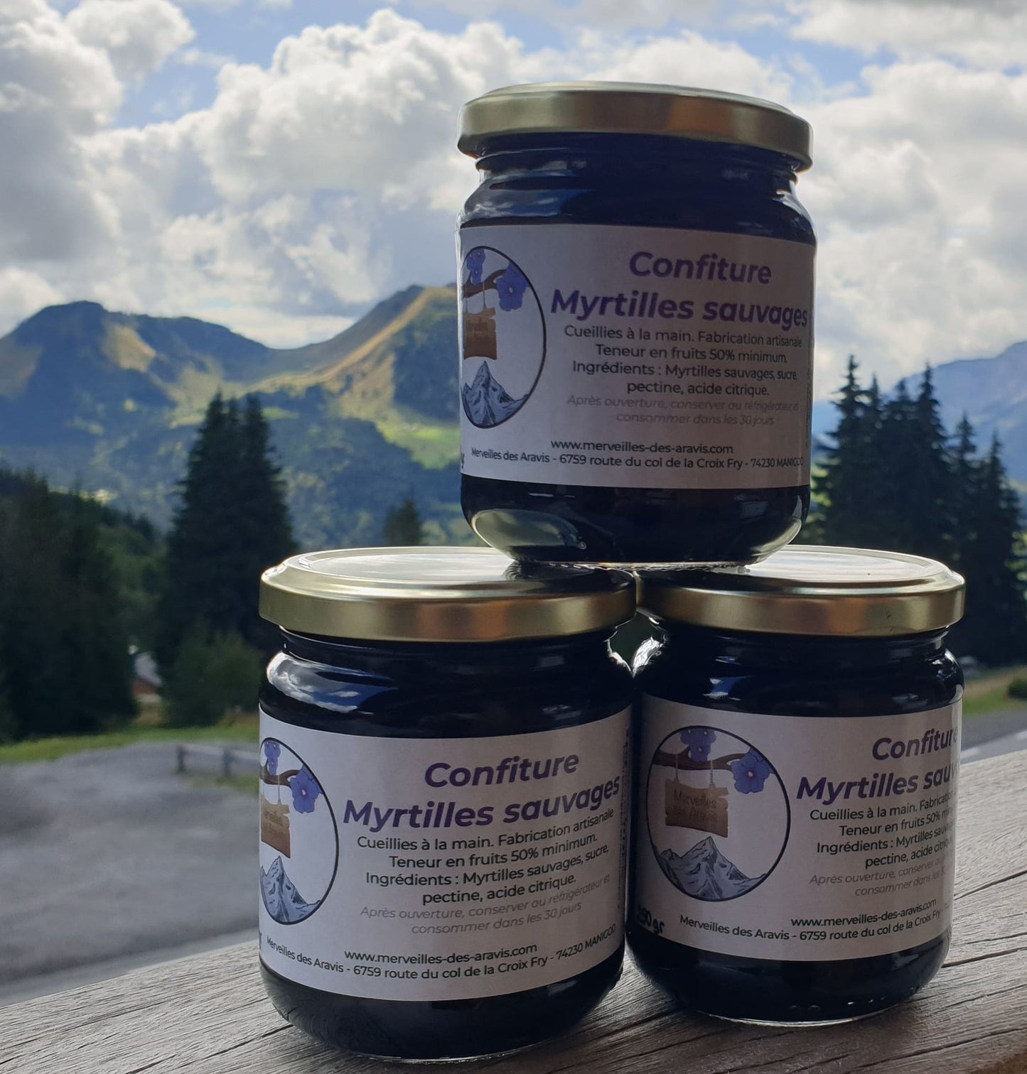 Confiture de Myrtilles sauvages