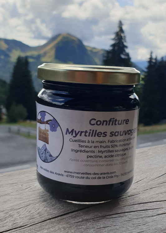 Confiture de Myrtilles sauvages