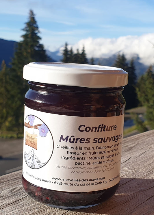 Confiture de mûres sauvages