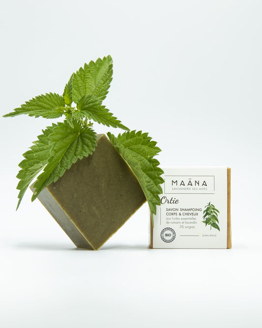 Savon et shampoing Ortie